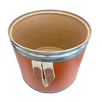 Boîte de rangement en fibre écologique - Design personnalisable en cuir et tissu pour la décoration intérieure et l'emballage cadeau (plusieurs tailles) CH