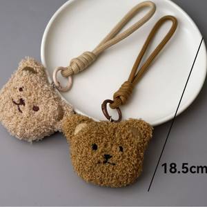可愛いぬいぐるみテディベア携帯ストラップ、キーホルダー、車のキーバッグ、装飾、イベントギフト、卸売 - Product Image 4