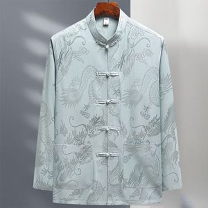 Haut <span class=keywords><strong>Traditionnel</strong></span> <span class=keywords><strong>Chinois</strong></span> Hanfu en Lin à Manches Longues pour Hommes, Chemise de Kung Fu, Veste Cardigan - Product Image 3