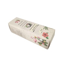 Boîte en carton blanc imprimée sur mesure, boîte pliante en papier pour les marques de cosmétiques et de soins de la peau