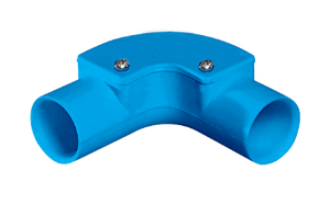 Codo de PVC Azul Ignífugo para Inspección Eléctrica, para Proyectos Eléctricos y Decoración del Hogar - Product Image 5