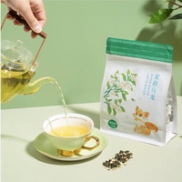Thé Oolong au Jasmin en Gros Direct Fabricant, Sachets de Thé Triangulaires Savoureux de 115g, 3,5g par Sachet, 30 Sachets au Total, Boîte de Thé