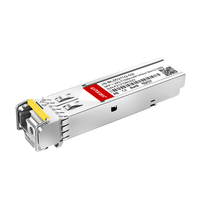 Módulo Transceptor Óptico 1000BASE-BX-U 1.25G SFP BiDi 1550nm-TX/1310nm-RX 3km Simplex LC/UPC SMF (Industrial)