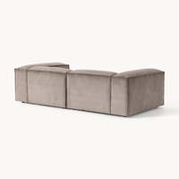 Modernes Minimalistisches Schwammgefülltes Stoff-Modulsofa für Hotelnutzung und Kleine Wohnzimmer-Dekoration
