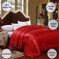 Couette / Housse de couette en soie de mûrier 100 % pure naturelle chinoise, vente en gros, très demandée, pour mariage