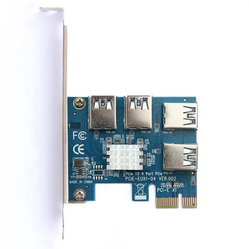 PCI-ई PCI-ई एडाप्टर 1 बारी 4 PCI-एक्सप्रेस स्लॉट करने के लिए 1x करने के लिए 16x USB3.0 विशेष रिसर कार्ड भरनेवाला PCIe कनवर्टर