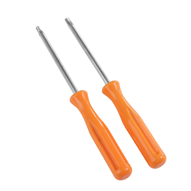 TORX T8 + T10 Stainless Steel Security Screwdriver Tool for Xbox 360/ PS3/ PS4 Tamper Proof Hole Controller Repair Tools