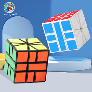 Sengso <span class=keywords><strong>3</strong></span>*<span class=keywords><strong>3</strong></span>*<span class=keywords><strong>3</strong></span> SQ-1 화이트/블랙 매직 큐브 스퀘어-1 스피드 퍼즐 완구 교육용 큐브 완구 - Product Image 5