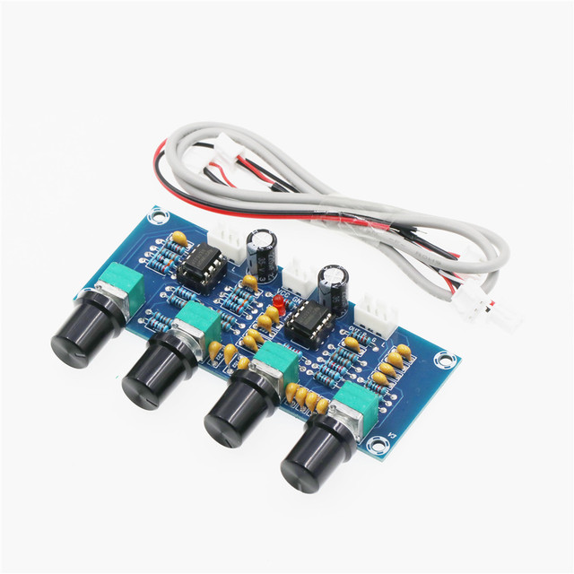 XH-A901 Tone Board Preamp Pre-amp With Treble Bass Volume Adjustment Pre-amplifier Tone Controller for Amplifier Board