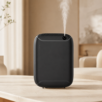 Diffuseur d'arômes sans eau pour salle de bain, 400 ml, LCD, sans fil, automatique, à fixer au mur, machine de désodorisation d'air pour la maison