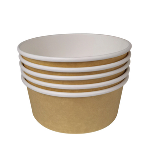 De alta calidad de <span class=keywords><strong>papas</strong></span> fritas tazón de papel marrón Kraft tazón de papel con tapa - Product Image 6