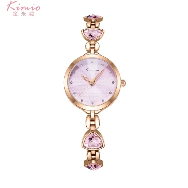 KIMIO K6309S special women unique quartz watch steel Strap water resistant watch fancy Minimalist comely Leisure watch design