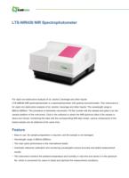 Spectromètre NIR portable Labtex, spectromètre NIR FT-NIR, alimentation complète