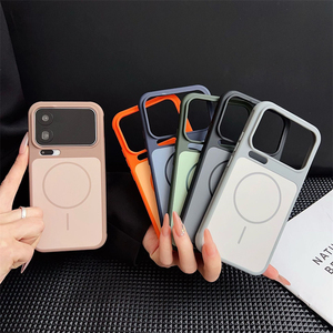 For Xiaomi 17 Pro Max 17ProMax Magnetic Matte Shockproof <b>Phone</b> Case For Xiaomi Mi 17 Pro 17Pro Dual Color Skin-Feel Cover Bumper - Product Image 4
