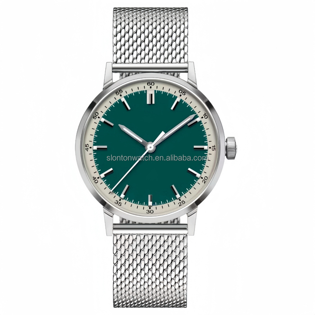 Slonton Custom Automatic Watch with Seiko Movement 316L Stainless Steel Strap Fashion Mechanical Watch