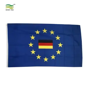 Obral besar kustom grosir bendera Harga Murah 3x5 bendera Uni Eropa bendera cetak Digital untuk Olahraga