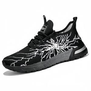 Scarpe da Allenamento Solide da Uomo, Scarpe da Corsa, Comode e Antiscivolo in Mesh, Scarpe Sportive Leggere e alla Moda per Uomo - Product Image 2