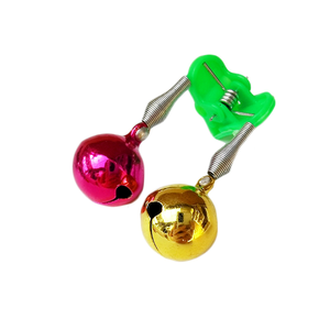 Indicateur de morsure de pêche petites cloches pôle de mer canne à <span class=keywords><strong>lancer</strong></span> pince pointe pince veilleuse cloche alarme accessoires de pêche - Product Image 6