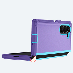 Étui à clip de <span class=keywords><strong>ceinture</strong></span> pour <span class=keywords><strong>Samsung</strong></span> Z fold 7 6 5 4 couverture arrière, housse de téléphone <span class=keywords><strong>portable</strong></span> Galaxy Z fold 7 Z flip 7 6 5 defender armor case - Product Image 3