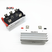 Module d'alimentation redresseur à pont de diodes triphasé DOTO 50A 1200V avec boîtier métallique en aluminium SQL 50A 1200V