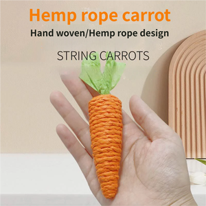 Jouets pour chats en gros, corde de chanvre, carotte, teaser pour chat, jouet interactif pour chat, divertissement autonome - Product Image 2