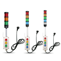 Lampe LED empilable ONN M4F pour équipements CNC et de réfrigération – Alerte de machine à distance.