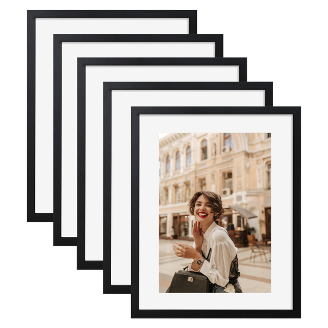 Factory Wholesale Wooden 11*14inch Multi-Size Photo Frame Wall Picture Solid Wood Photo Frame Multicolor Picture Frame