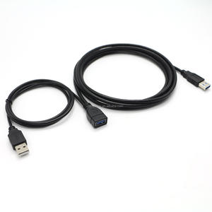 สายแยก USB 2.0 3.0 แบบ 1 ต่อ 2 หัว USB A ตัวเมีย เป็น USB A ตัวผู้ สายชาร์จและถ่ายโอนข้อมูล รองรับ OEM DOM - Product Image 1