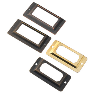 Rectangle Metal Drawer <b>Frames</b> Antique Bronze Gold Durable For Furniture Hardware - Product Image 5