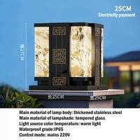 Lampe solaire LED de luxe léger au design créatif, à charge rapide, économe en énergie, pour éclairage de cour, de jardin, de mur, de colonne et de pelouse