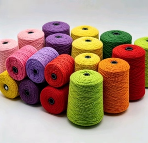 Qtools Hilo de <span class=keywords><strong>Lana</strong></span> de Nueva Zelanda al por Mayor - Hilo Multicolor de Núcleo Hilado para Pistola de Tufting para Alfombras DIY y Textiles del Hogar - Product Image 5