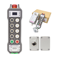 Control Remoto Inalámbrico Industrial de 8 Botones y Una Sola Velocidad con Bloqueo por Huella Dactilar, Gestión de 100 Usuarios, IP66 para Grúa