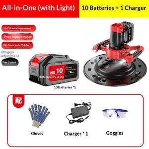 Polisseuse de sol électrique autoportée à batterie au lithium pour mortier de ciment haute puissance, finisseur de sol, plâtrage, couple de charge élevé, garantie 4 ans - Product Image 2