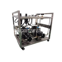 Système de surpression pneumatique à piston pour le transfert de gaz entre les secteurs industrieurs
