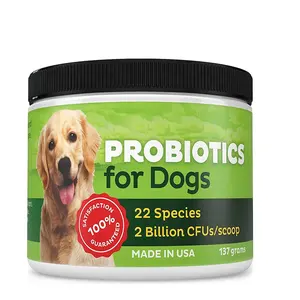 OEM/ODM Private Label Natural Pet Probiotic Nutritional Supplement Powder Prebiotics And Probiotics For Dogs