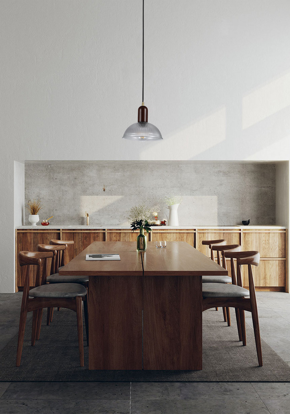 Nordic Industrial Led Hanging Lamp Home Decor Indoor Lighting Modern Minimalist Pendant Light