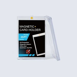 Porte-cartes magnétique robuste 130PT, protège-cartes en plastique transparent pour cartes de collection de baseball épaisses - Product Image 1