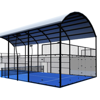 Fabricant Abri Panoramique pour Court de Padel, Tente de Tennis Extérieure avec Toit et Auvent