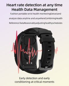 Alarm Deteksi Jatuh Pelacak Kesehatan Gelang Pergelangan Kaki Pemantau Lansia Jam Tangan Pintar Tahan Air IP67 - Product Image 3