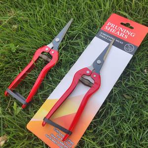 Tijeras de Podar para Jardín de Acero Inoxidable, 20-30 mm, Herramienta Manual para Recortar Árboles Frutales, Mango de Plástico Rojo, Cabeza Recta - Product Image 5