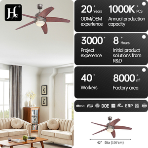 <b>Ceiling</b> Fan Manufacturer, Fancy 4 MDF Blades LED 48-Inch <b>Ceiling</b> Fan with <b>Light</b> and <b>Remote</b> <b>Control</b> - Product Image 4