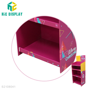 Hic tùy chỉnh <span class=keywords><strong>Pop</strong></span> tầng cửa hàng bán lẻ Đơn vị hiển thị đứng các tông sóng Đồ chơi điện Rack hiển thị - Product Image 6