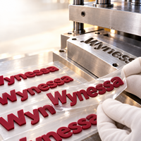 Logo en silicone 3D surélevé personnalisé, en caoutchouc de haute densité, imprimé par transfert thermique pour étiquette de vêtement