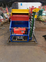 Batteuse de cueillette d'arachides à double usage sec et humide à haute efficacité Machine de cueillette d'arachides pour la ferme