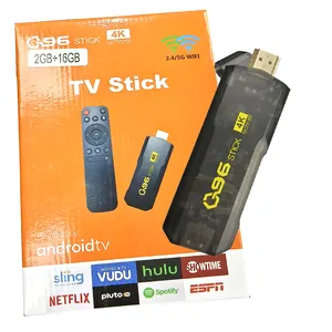 New H313 Cpu Android Tv Stick 4k Tv-stick Q96 with Smart Tv Remote