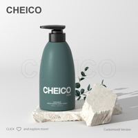 Bouteille en plastique blanche avec bouchon spiral pour distributeur de savon liquide, nettoyant visage, emballage cosmétique, soins de la peau, OEM
