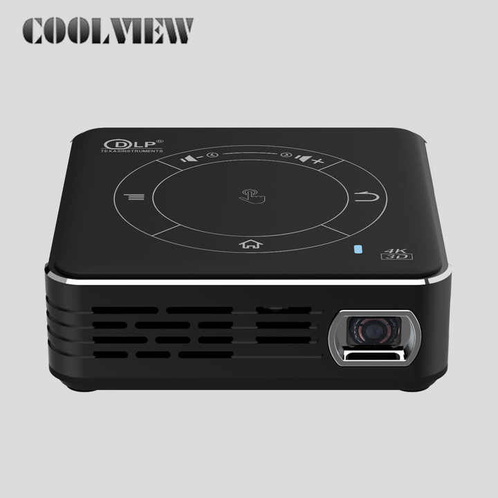 Smart Touch Home Portable Projector - Mini DLP Pocket Projector