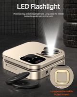 Teléfono Móvil Plegable Pequeño I16 Pro con Grabación Automática de Llamadas, Marcación Rápida, Radio FM, Mini Teléfono Flip, 2 Tarjetas SIM, Celular GSM Desbloqueado
