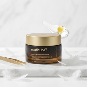 Crema Hidratante Facial Coreana con Niacinamida y Vitamina C, Antienvejecimiento, Blanqueadora, Hidratación Profunda, en Caja, 55g - Product Image 1
