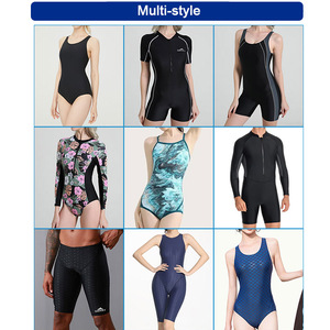 Maillot <span class=keywords><strong>de</strong></span> bain une pièce personnalisable à manches longues pour <span class=keywords><strong>femme</strong></span> avec fermeture éclair, protection solaire, anti-UV, pour la plage - Product Image 4